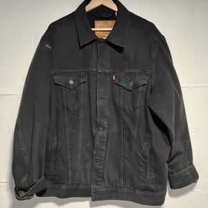 Levi’s Black Denim Trucker Jacket